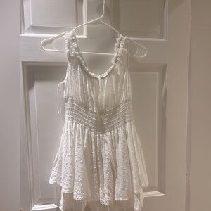 urban outfitters white romper